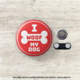 3" Round Clothing Magnet - Standard